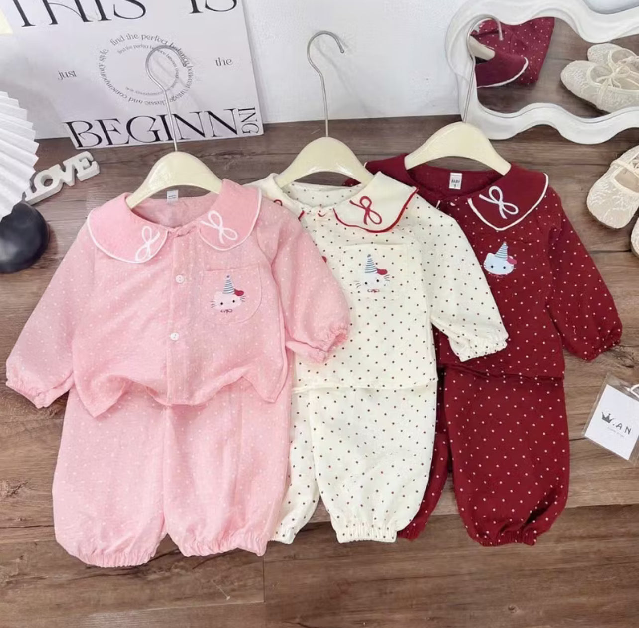 Collared Baby Pajamas