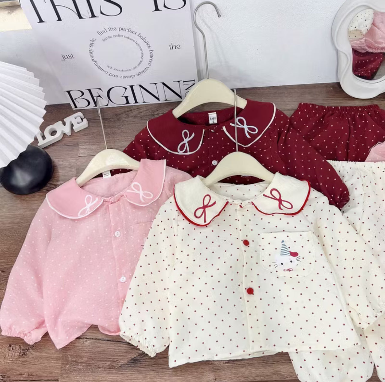 Collared Baby Pajamas