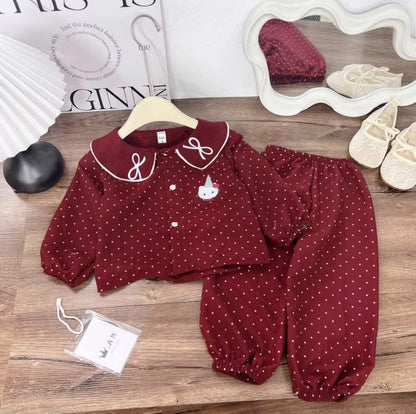 Collared Baby Pajamas