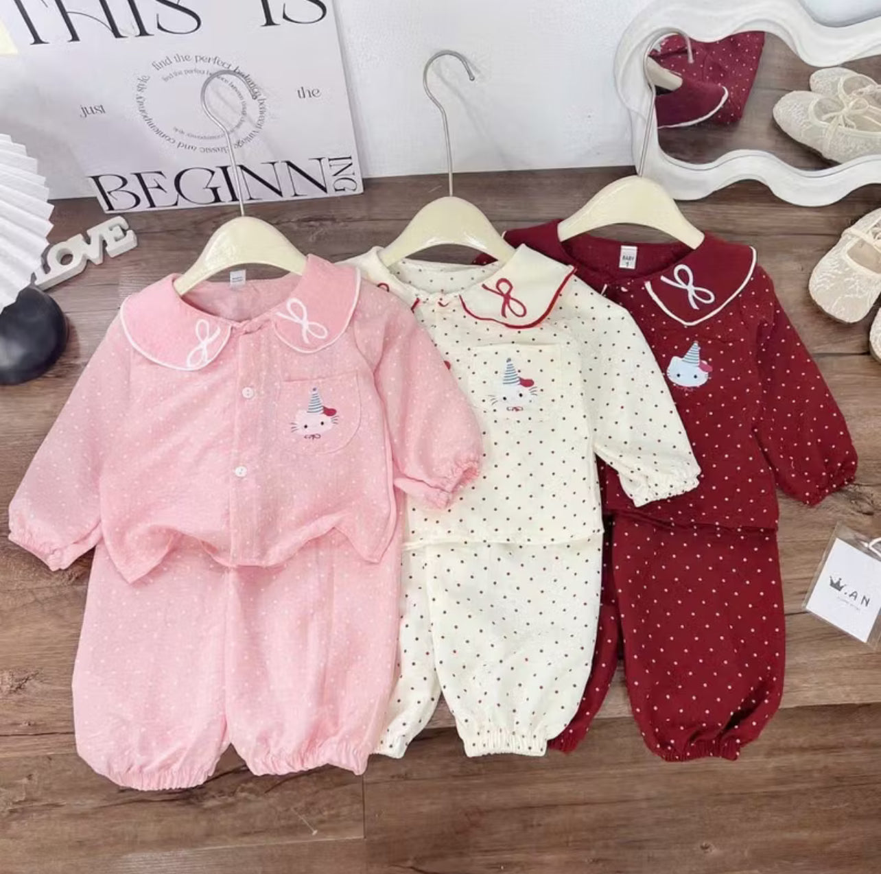 Collared Baby Pajamas