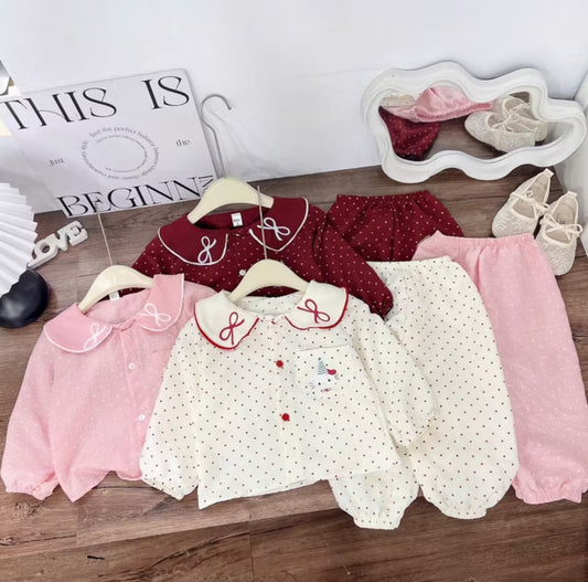 Collared Baby Pajamas