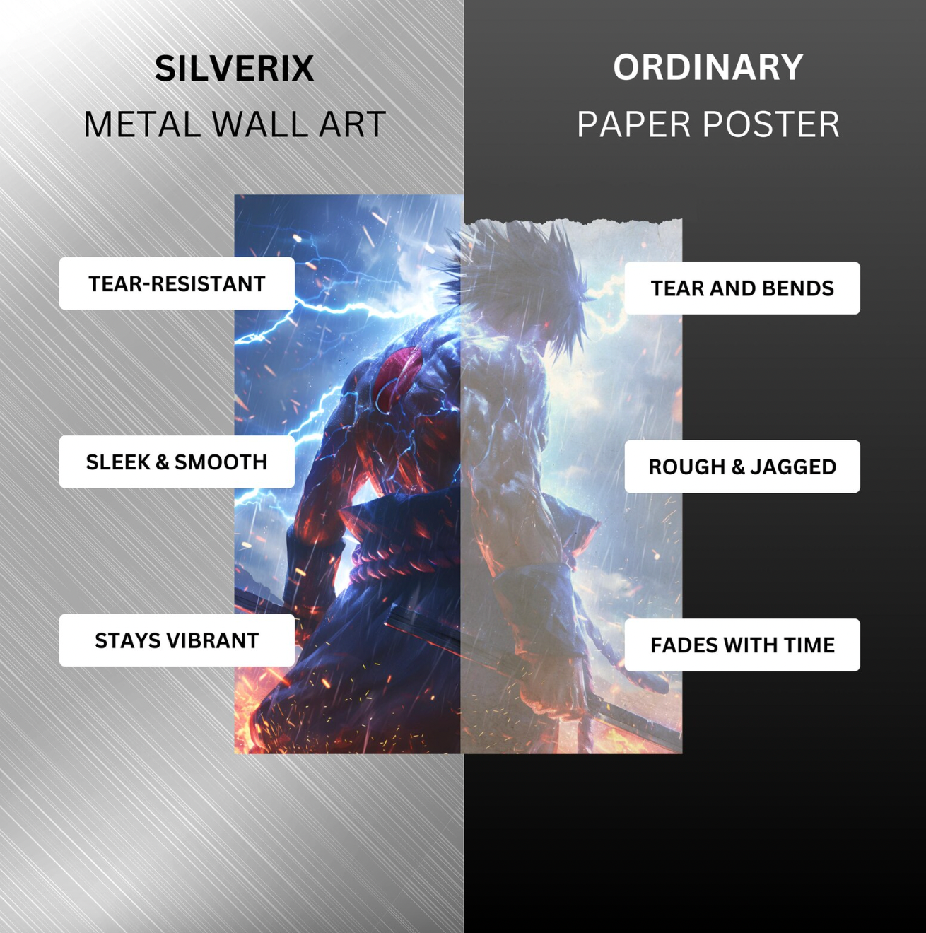 Custom A4 Metalluxe Print