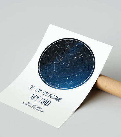 Custom Star Map - A3 Poster (Frameless)